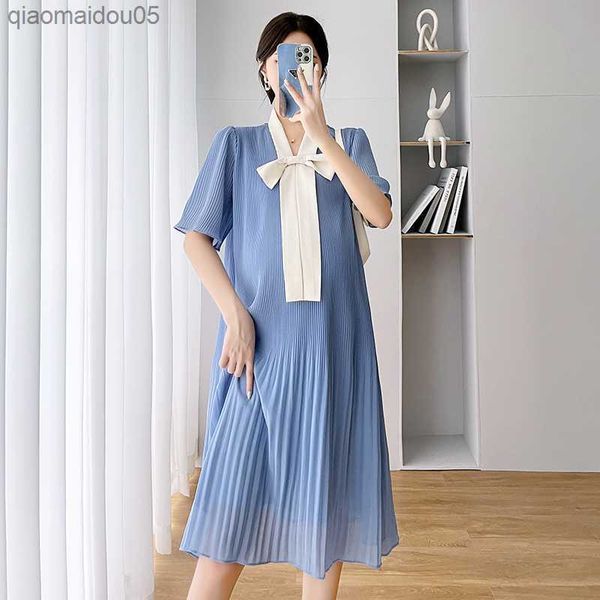 952# 2022 summer korean fashion chiffon maternity dress elegant sweet loose clothes for pregnant women ins pregnancy clothing l230712, White
952# 2022 summer korean fashion chiffon maternity dress elegant sweet loose clothes for pregnant women ins pregnancy clothing l230712, White