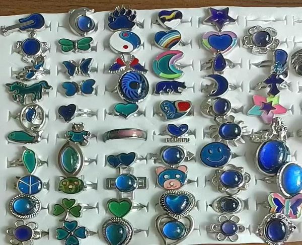 10pcs adjustable mood ring fashion boys and girls cute little animals heartshaped changing rings3607285, Silver
10pcs adjustable mood ring fashion boys and girls cute little animals heartshaped changing rings3607285, Silver