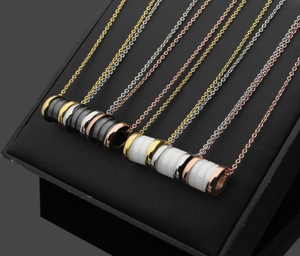 classic titanium steel black and white ceramic pendant necklaces for women men 18k gold plated love chain necklace fashion accesso4574668, Silver
classic titanium steel black and white ceramic pendant necklaces for women men 18k gold plated love chain necklace fashion accesso4574668, Silver