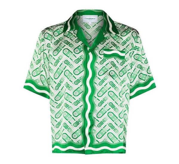 22ss green hawaiian casual men and women short sleeve shirt button up casablanc shirts8611399, White;black
22ss green hawaiian casual men and women short sleeve shirt button up casablanc shirts8611399, White;black