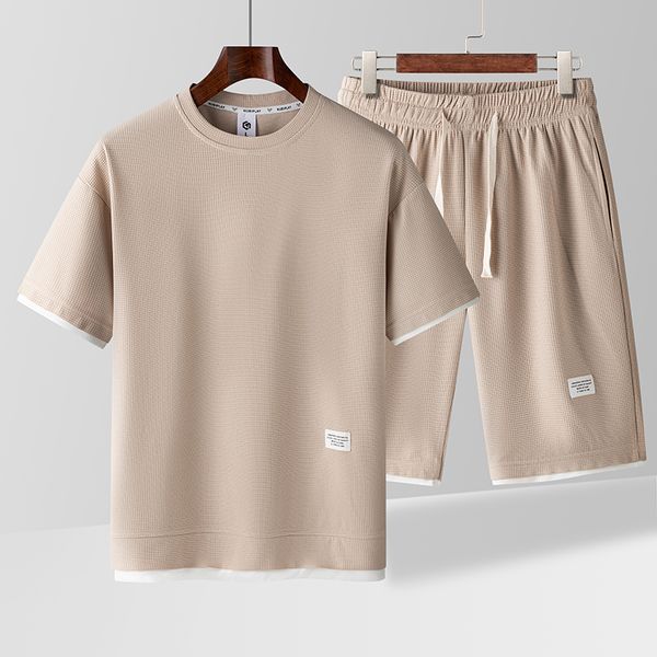 men s tracksuits summer two piece set linen fabric casual t shirt and shorts mens sports suit fashion short sleeve tracksuit men suits 23071, Gray
men s tracksuits summer two piece set linen fabric casual t shirt and shorts mens sports suit fashion short sleeve tracksuit men suits 23071, Gray
