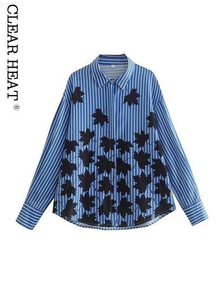 women's blouses shirts women vintage maple leaf print striped blouse female single breasted long sleeve shirts 2023 spring office ladie, White
women's blouses shirts women vintage maple leaf print striped blouse female single breasted long sleeve shirts 2023 spring office ladie, White
