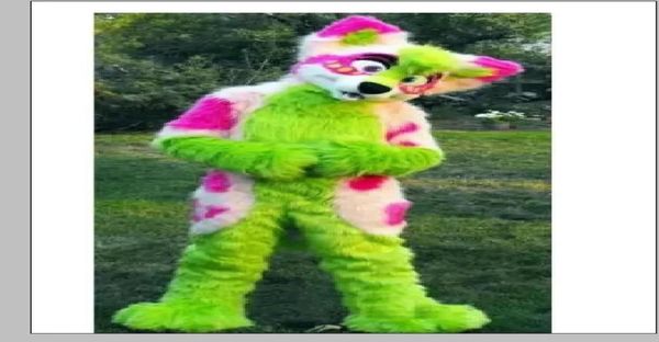 long fur fox green husky dog mascot costume suits size fursuit outfits christmas6891026, Red;yellow
long fur fox green husky dog mascot costume suits size fursuit outfits christmas6891026, Red;yellow
