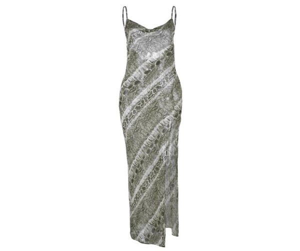 fashion-summer drs 2019 new women chiffon strap dress snake skin print slip dress see through split backless maxi long2092518, Black;gray
fashion-summer drs 2019 new women chiffon strap dress snake skin print slip dress see through split backless maxi long2092518, Black;gray