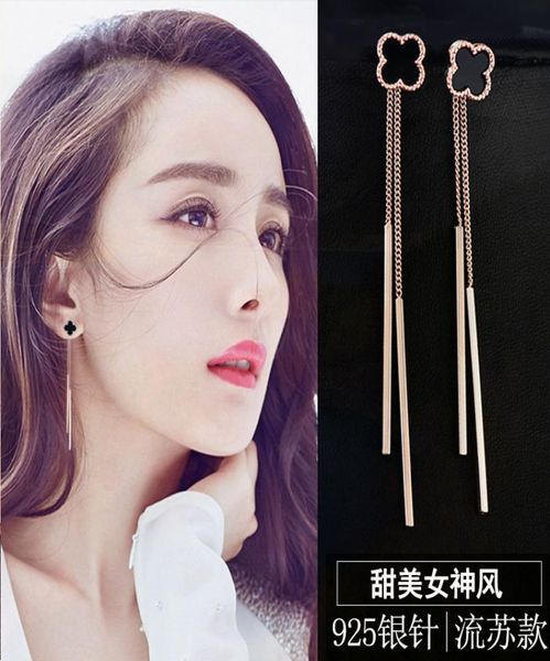 wholenew type of fourleaf clover ear studs for allergy prevention women earrings tassels long earrings korean version earrin8408869, Golden
wholenew type of fourleaf clover ear studs for allergy prevention women earrings tassels long earrings korean version earrin8408869, Golden
