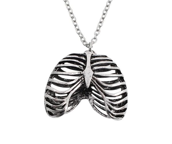 vintage silver metal bone necklace human rib cage anatomy statement pendants necklaces skull jewelry colar drop 6786003
vintage silver metal bone necklace human rib cage anatomy statement pendants necklaces skull jewelry colar drop 6786003