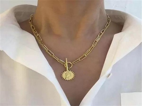 new vintage beauty head necklace multi chains chokers necklaces for women coin pendant necklace gold fashion jewelry6694284, Golden;silver
new vintage beauty head necklace multi chains chokers necklaces for women coin pendant necklace gold fashion jewelry6694284, Golden;silver