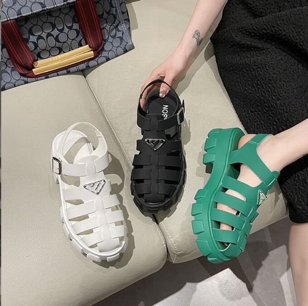 

women's gladiator platform sandals new summer fashion women chunky heels shoes beach sandal pu comfortable sandalias mujer girls shoes, Black