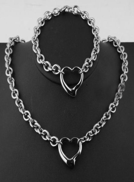 new brand for women039s silver tone stainless steel heart necklace bracelet set3880910
new brand for women039s silver tone stainless steel heart necklace bracelet set3880910