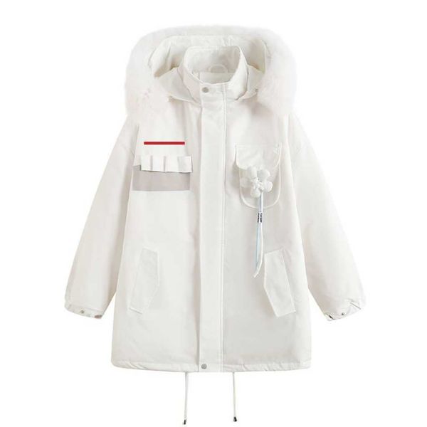 autumn and winter women's hooded loose down coat, small fox collar thick cargo parker coat, bright fabric luminous effect, fashionable, Black
autumn and winter women's hooded loose down coat, small fox collar thick cargo parker coat, bright fabric luminous effect, fashionable, Black