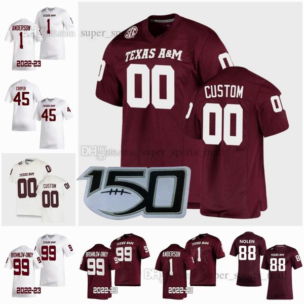 23 24 ncaa s-6xl texas a&m aggies college football jersey weigman matthews williams anderson brownlow-dindy muhammad iii marshall harris jr., Black
23 24 ncaa s-6xl texas a&m aggies college football jersey weigman matthews williams anderson brownlow-dindy muhammad iii marshall harris jr., Black