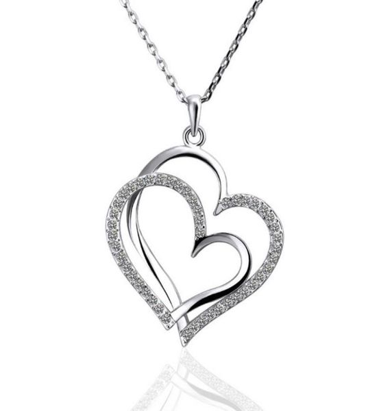 gift white gold white crystal jewelry necklace for women dgn498heart 18k gold gem pendant necklaces with chains4406763, Silver
gift white gold white crystal jewelry necklace for women dgn498heart 18k gold gem pendant necklaces with chains4406763, Silver
