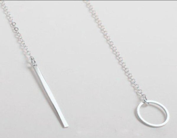 chains 1pc womens unique charming tone bar circle lariat necklace chic y shaped gold color style pendant8881616, Silver
chains 1pc womens unique charming tone bar circle lariat necklace chic y shaped gold color style pendant8881616, Silver