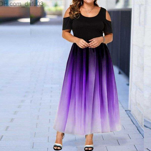 urban dresses off shoulder ultra thin party plus size women's summer fashion gradient ruffled short sleeve long dress women's tank, White;black
urban dresses off shoulder ultra thin party plus size women's summer fashion gradient ruffled short sleeve long dress women's tank, White;black