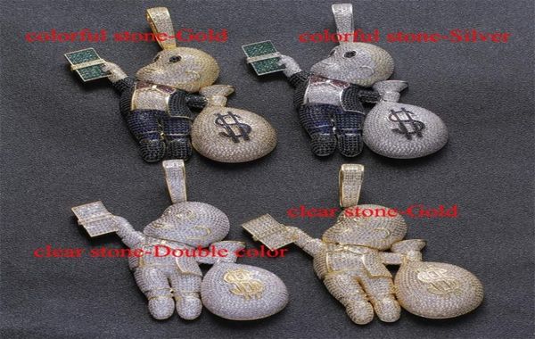 5 colors large size brass cz stone cartoon men money bag pendant hip hop necklace jewelry blingbling iced out cn044 24852023, Silver
5 colors large size brass cz stone cartoon men money bag pendant hip hop necklace jewelry blingbling iced out cn044 24852023, Silver