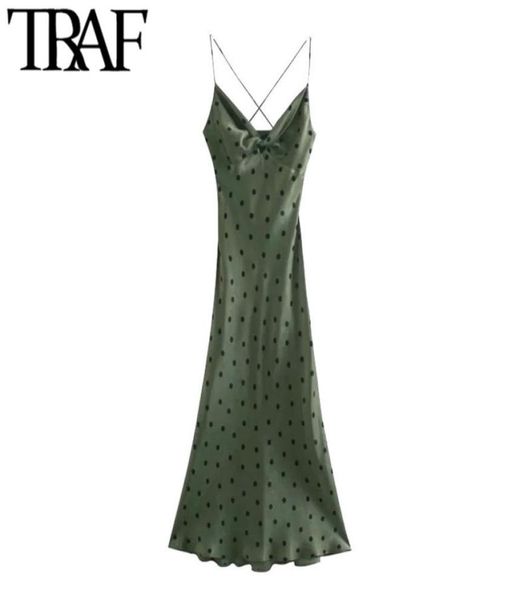 traf women chic fashion with knot polka dot midi dress vintage backless cross thin straps female dresses vestidos mujer 2103202125884, Black;gray
traf women chic fashion with knot polka dot midi dress vintage backless cross thin straps female dresses vestidos mujer 2103202125884, Black;gray