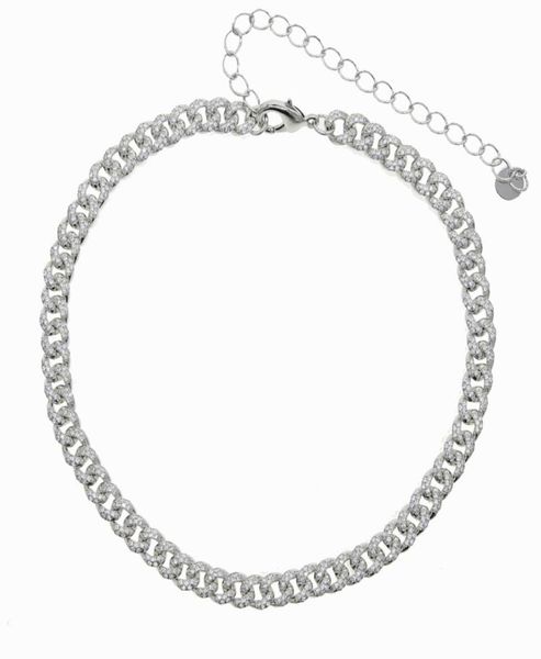 iced out bling 7mm crystal miami cuban link chain choker necklace for lady micro pave cz miami chokers women jewelry1971066, Silver
iced out bling 7mm crystal miami cuban link chain choker necklace for lady micro pave cz miami chokers women jewelry1971066, Silver