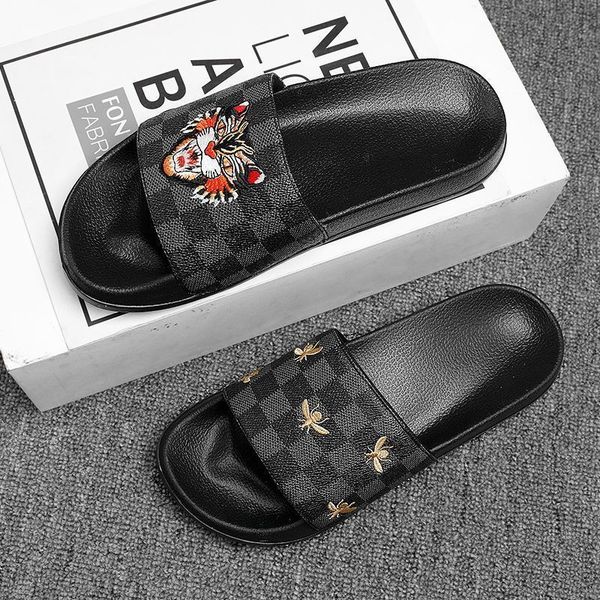slippers highgrade embroidery tiger head trend fashion outside europe and the united states style european yuanyang word men's 230711, Black
slippers highgrade embroidery tiger head trend fashion outside europe and the united states style european yuanyang word men's 230711, Black