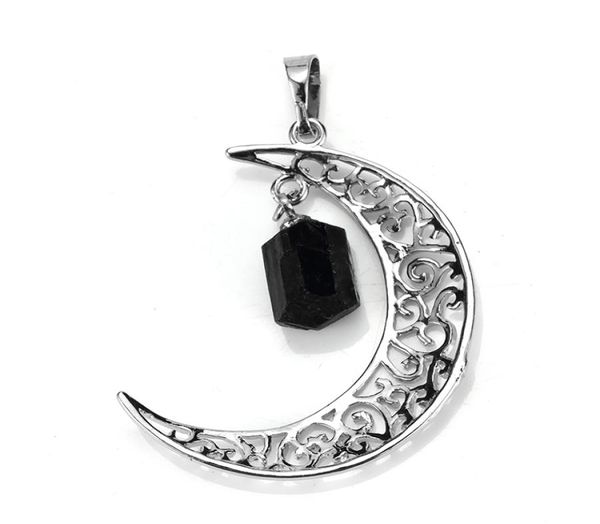 whole 10 pcs unique silver plated irregular shape natural black tourmaline crescent moon stone pendant charm jewelry5386881
whole 10 pcs unique silver plated irregular shape natural black tourmaline crescent moon stone pendant charm jewelry5386881