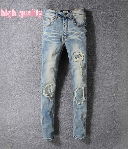 2020 mens designer jeans brand denim slim embroidered pants fashion ripped trousers europe and america street with lo8921830, Blue
2020 mens designer jeans brand denim slim embroidered pants fashion ripped trousers europe and america street with lo8921830, Blue