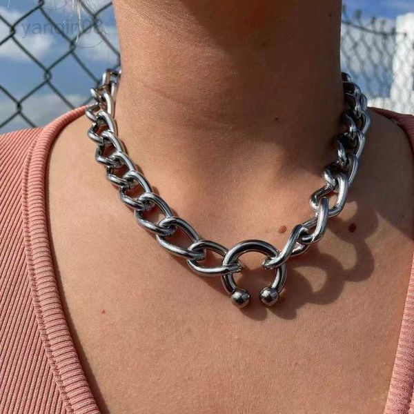 pendant necklaces 2022 fashion hip hop c shape necklaces for women cool thick chain short choker man metal silver color clavicle chains gift
pendant necklaces 2022 fashion hip hop c shape necklaces for women cool thick chain short choker man metal silver color clavicle chains gift