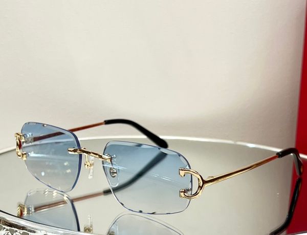 classic rimless sunglasses gold blue gradient men women summer sunnies gafas de sol sonnenbrille uv400 eye wear with box, White;black
classic rimless sunglasses gold blue gradient men women summer sunnies gafas de sol sonnenbrille uv400 eye wear with box, White;black