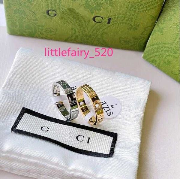 fashionable and exquisite wedding ring popular designer ring 18k gold plated classic quality jewelry accessories selected lovers gifts for w, Silver
fashionable and exquisite wedding ring popular designer ring 18k gold plated classic quality jewelry accessories selected lovers gifts for w, Silver