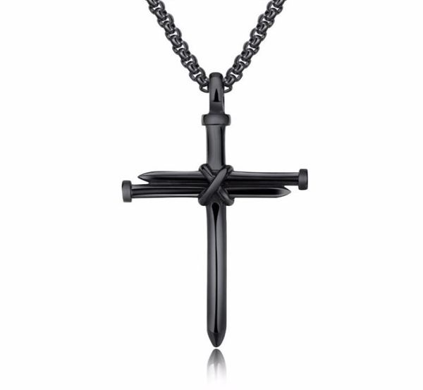 designer necklace stainless steel men women cross necklace religious gold silver black nail cross pendant necklace jewelry box lin6372309
designer necklace stainless steel men women cross necklace religious gold silver black nail cross pendant necklace jewelry box lin6372309