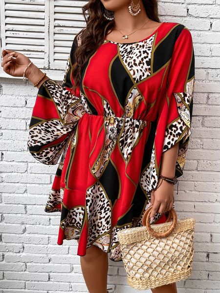 plus size dresses size women's summer 2023 leopard elegant chic evening party beach long sleeve outfits 4xl midi large clothing 230711, Black
plus size dresses size women's summer 2023 leopard elegant chic evening party beach long sleeve outfits 4xl midi large clothing 230711, Black