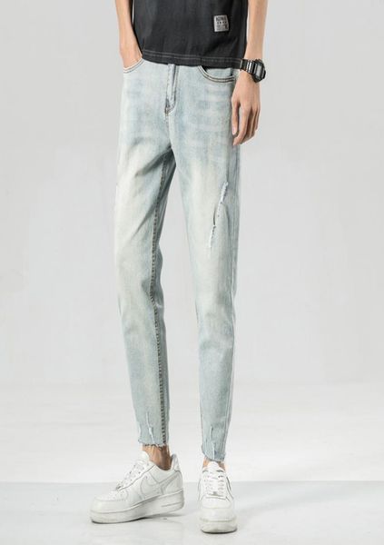 jeans for men new jeans men039s korean version of the trendy elastic drawstring men039s cropped pants5953839, Blue
jeans for men new jeans men039s korean version of the trendy elastic drawstring men039s cropped pants5953839, Blue