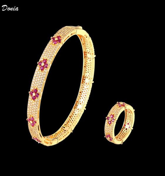 donia jewelry luxury bangle fourleaf flower exaggerated titanium steel microinlaid zircon european and american fashion designer6566544, Black
donia jewelry luxury bangle fourleaf flower exaggerated titanium steel microinlaid zircon european and american fashion designer6566544, Black