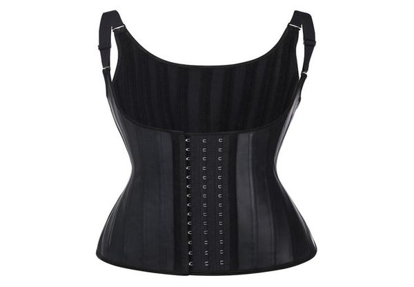 25 steel boned shaper wear waist cincher glossy halter underbust latex corset vest rubber slimming modeling strap waist trainer bu9369275, Black;white
25 steel boned shaper wear waist cincher glossy halter underbust latex corset vest rubber slimming modeling strap waist trainer bu9369275, Black;white