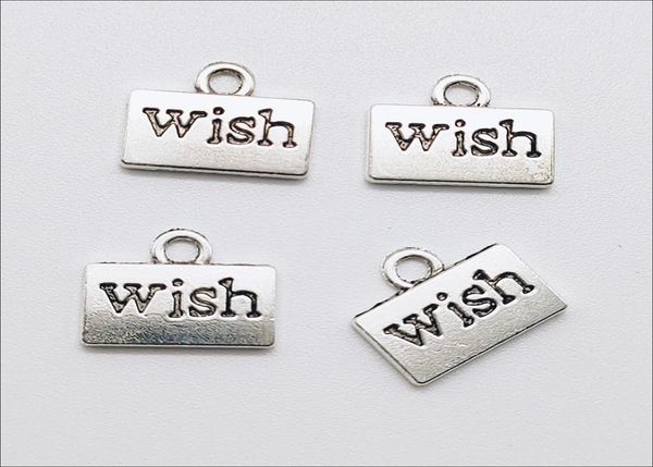 whole lot 100pcs letter wish antique silver charms pendants for jewelry making bracelet earrings diy keychain pendant 1211mm 4262259, Bronze;silver
whole lot 100pcs letter wish antique silver charms pendants for jewelry making bracelet earrings diy keychain pendant 1211mm 4262259, Bronze;silver