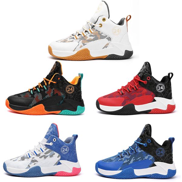 2023 multi-colored children basketball shoes breathable boy girl white blue black orange red mens trainers outdoor sports children
2023 multi-colored children basketball shoes breathable boy girl white blue black orange red mens trainers outdoor sports children