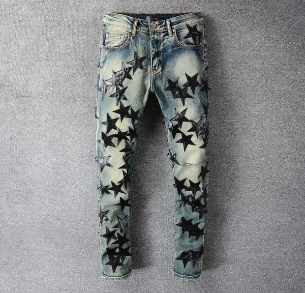 men039s jeans pantalon homme trendy black star pattern patch street motorcycle pants punk denim long hip hop men9578979, Blue
men039s jeans pantalon homme trendy black star pattern patch street motorcycle pants punk denim long hip hop men9578979, Blue