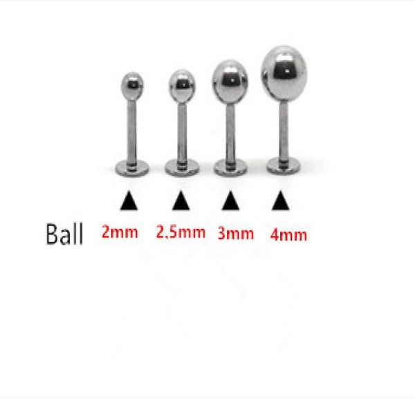 16g lip ring labret piercing ball plain 316l surgical steel fashion body piercing jewelry 100pcslot 2mm 25mm 3mm 4mm ear tragus 9729944, Black
16g lip ring labret piercing ball plain 316l surgical steel fashion body piercing jewelry 100pcslot 2mm 25mm 3mm 4mm ear tragus 9729944, Black