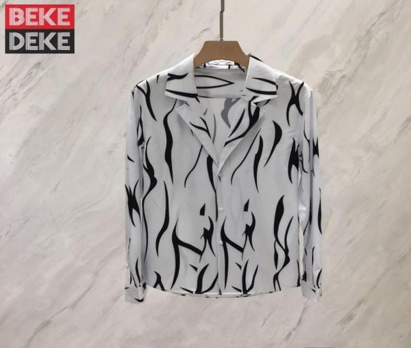 men039s casual shirts mens printed shirt spring summer thin section long sleeve button up slim fit fashion black white plu9578201, White;black
men039s casual shirts mens printed shirt spring summer thin section long sleeve button up slim fit fashion black white plu9578201, White;black
