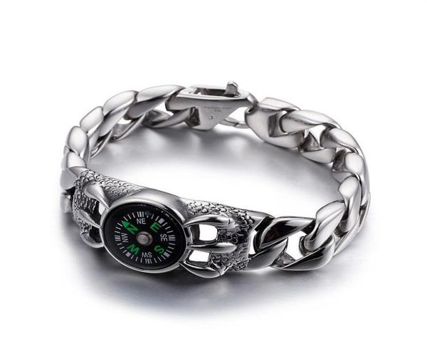 link chain men039s personality hipsters europe and america retro fashion compass creative outdoor bracelet3587276, Black
link chain men039s personality hipsters europe and america retro fashion compass creative outdoor bracelet3587276, Black