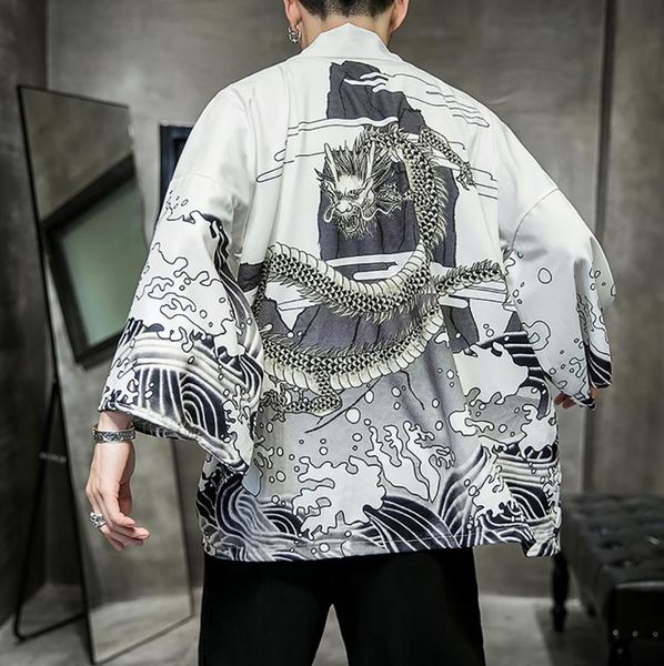 fashion men039s kimono cardigan oversize shirts popular dragon pattern printed shirt yukata anime costume men clothing 20221580478, White;black
fashion men039s kimono cardigan oversize shirts popular dragon pattern printed shirt yukata anime costume men clothing 20221580478, White;black