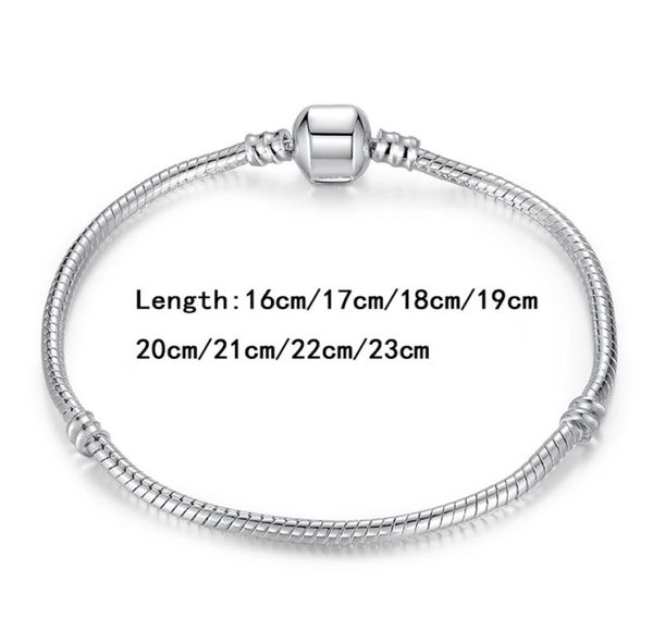 1623cm 925 sterling silver bracelets 3mm chains fit charm european beads bangle bracelet for men women jewelry gift1147799, Black
1623cm 925 sterling silver bracelets 3mm chains fit charm european beads bangle bracelet for men women jewelry gift1147799, Black