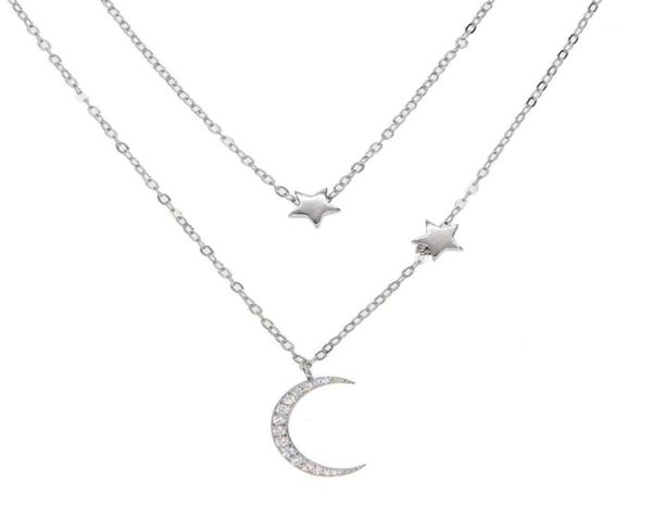 fine 925 sterling silver factory whole 2018 christmas moon star necklace cz moon charm double layer thin chain minimal delicate st8625109
fine 925 sterling silver factory whole 2018 christmas moon star necklace cz moon charm double layer thin chain minimal delicate st8625109
