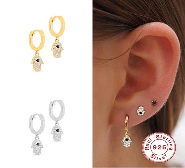 hoop huggie aide real 925 sterling silver hand earrings circle hamsa wedding jewellery for woman crystal zircon cz luxury8393833, Golden;silver
hoop huggie aide real 925 sterling silver hand earrings circle hamsa wedding jewellery for woman crystal zircon cz luxury8393833, Golden;silver
