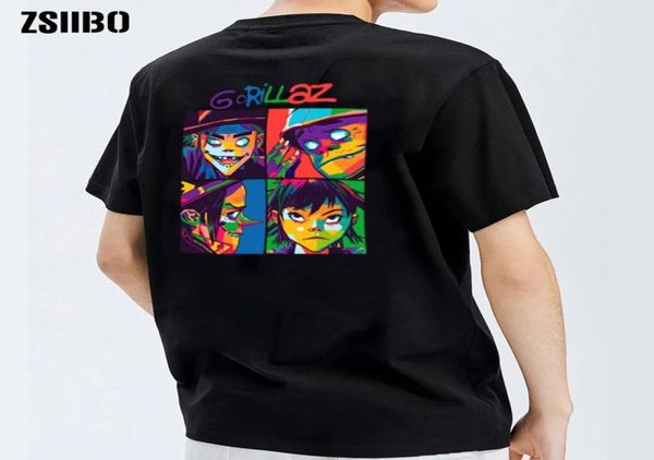 summer brand music band gorillaz tshirt cotton tees male short sleeve boy casual anime t shirt fashion hiphop punk1238983, White;black
summer brand music band gorillaz tshirt cotton tees male short sleeve boy casual anime t shirt fashion hiphop punk1238983, White;black