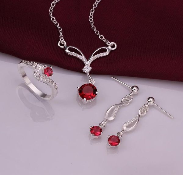 wedding ring 925 sterling silver sparkly red zircon necklace earrings rings jewelry set4855291
wedding ring 925 sterling silver sparkly red zircon necklace earrings rings jewelry set4855291