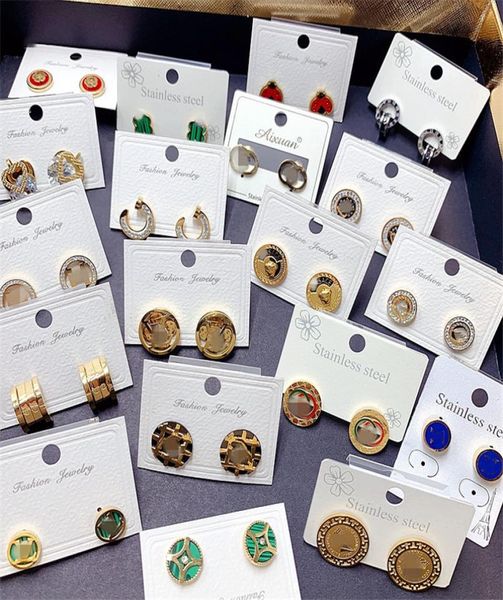 designer women studs earrings roman numerals letter leaf geometric bee heart rose gold silver fashion titanium stainless steel jew4950986, Golden;silver
designer women studs earrings roman numerals letter leaf geometric bee heart rose gold silver fashion titanium stainless steel jew4950986, Golden;silver