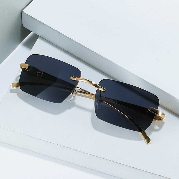 designer carti sunglasses fashion luxury brand for men and women stereo leopard head metal square frameless sunglasses men's women', White;black
designer carti sunglasses fashion luxury brand for men and women stereo leopard head metal square frameless sunglasses men's women', White;black