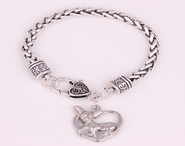 lovely chihuahua bracelet animal hollow heart charm wheat link chain bracelet for women or men jewelry gift for dog lover5570985, Golden;silver
lovely chihuahua bracelet animal hollow heart charm wheat link chain bracelet for women or men jewelry gift for dog lover5570985, Golden;silver