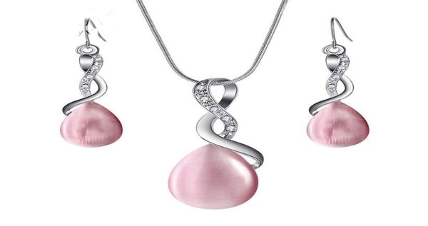 fashion opal jewelry sets for woman cubic zirconia water drop necklace pendant earrings statement bridal wedding party gift4683330, Silver
fashion opal jewelry sets for woman cubic zirconia water drop necklace pendant earrings statement bridal wedding party gift4683330, Silver