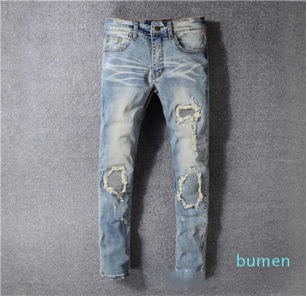 2021 designer mens jeans motocycle holesluxury denim men fashion streetwear men039s clothing designer pants7377315, Blue
2021 designer mens jeans motocycle holesluxury denim men fashion streetwear men039s clothing designer pants7377315, Blue