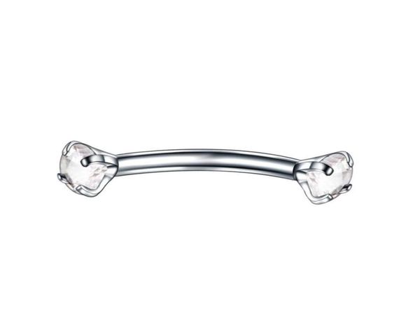 tongue rings 1pc surgical steel curved barbell colorful crystal zircon eyebrow ring piercing lip snug daith helix rook earring q s5656188, Silver
tongue rings 1pc surgical steel curved barbell colorful crystal zircon eyebrow ring piercing lip snug daith helix rook earring q s5656188, Silver